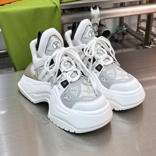 Louis Vuitton Women Shoes Sneakers Luxury Brand Design Fashion LV ARCHLIGHT SNEAKER with Original Box 1AAOWZ Whatsapp【+1-3239614486】