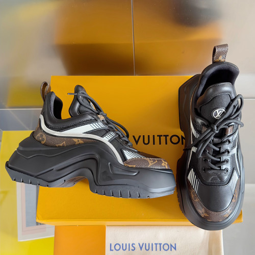 Louis Vuitton Women Shoes Sneakers Luxury Brand Design Fashion LV ARCHLIGHT SNEAKER with Original Box 1AAOWZ Whatsapp【+1-3239614486】