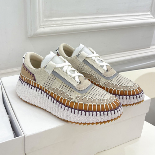 Chloe Chloé Womens Shoes Sneakers Luxury Brand with Original Box Whatsapp【+1-3239614486】
