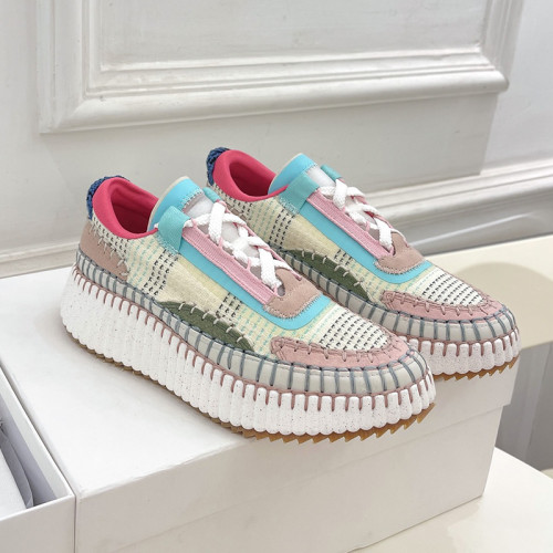 Chloe Chloé Womens Shoes Sneakers Luxury Brand with Original Box Whatsapp【+1-3239614486】