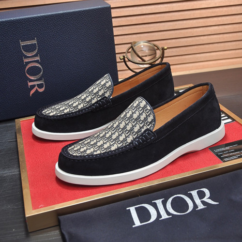 Dior Mens Shoes Loafers Luxury Brand DIOR GRANVILLE LOAFER Suede and Dior Oblique Jacquard Whatsapp 【+1-3239614486】