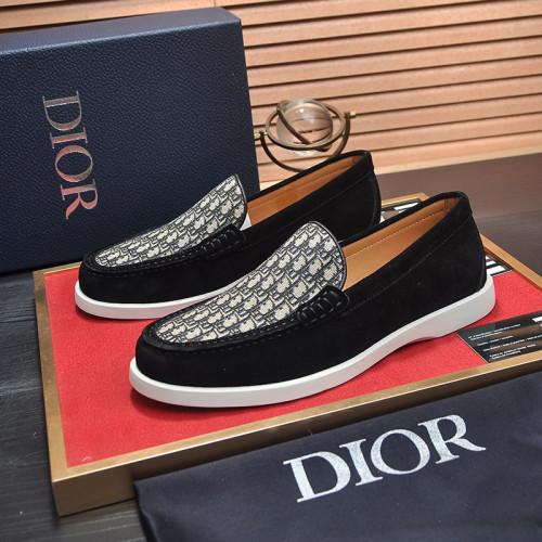 Dior Mens Shoes Loafers Luxury Brand DIOR GRANVILLE LOAFER Suede and Dior Oblique Jacquard Whatsapp 【+1-3239614486】