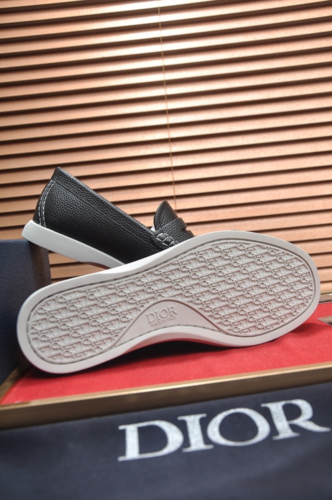 Dior Mens Shoes Loafers Luxury Brand DIOR GRANVILLE LOAFER Leather Whatsapp 【+1-3239614486】