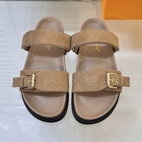 Louis Vuitton Womens Shoes Sandals Slippers Luxury Brand with Original Box Whatsapp 【+1-3239614486】