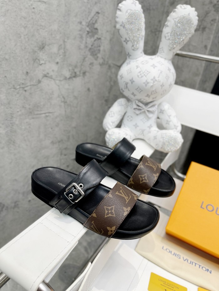 Louis Vuitton Womens Shoes Sandals Slippers Luxury Brand with Original Box Whatsapp 【+1-3239614486】
