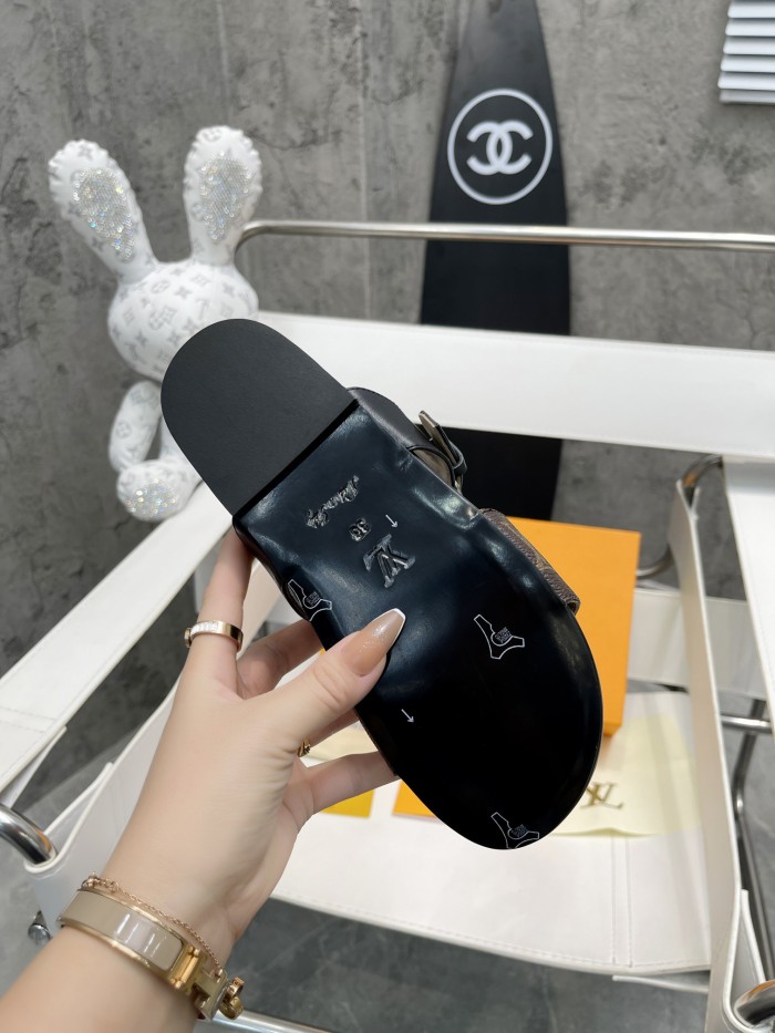 Louis Vuitton Womens Shoes Sandals Slippers Luxury Brand with Original Box Whatsapp 【+1-3239614486】