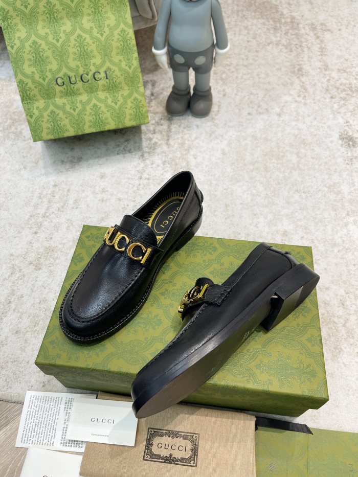Gucci Womens Shoes Loafers Luxury Brand with Original Box Whatsapp【+1-3239614486】