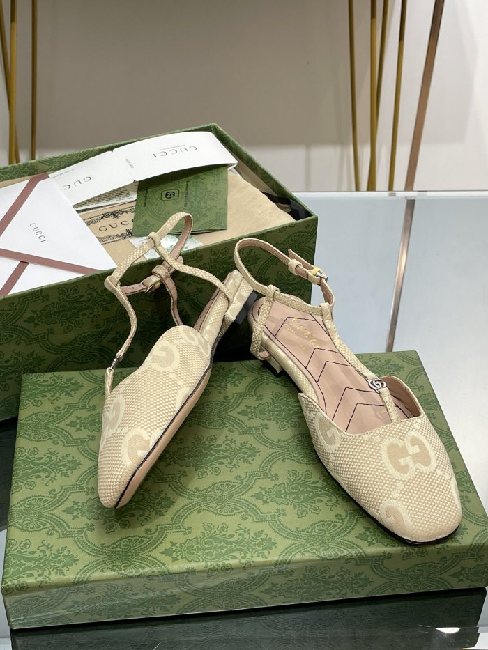 Gucci Womens Shoes Sandals Slingback Luxury Brand with Original Box Whatsapp【+1-3239614486】