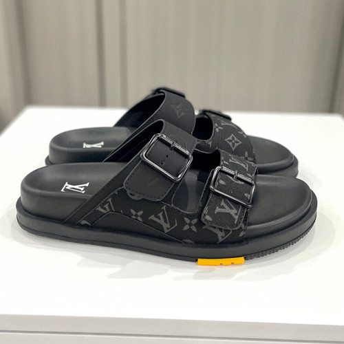 Louis Vuitton Mens Shoes Slippers Sandals Luxury Brand Honolulu LV Trainer Mule with Original Box 1AARUJ Whatsapp【+1-3239614486】