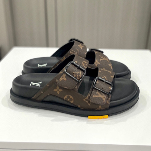 Louis Vuitton Mens Shoes Slippers Sandals Luxury Brand Honolulu LV Trainer Mule with Original Box 1AARUJ Whatsapp【+1-3239614486】