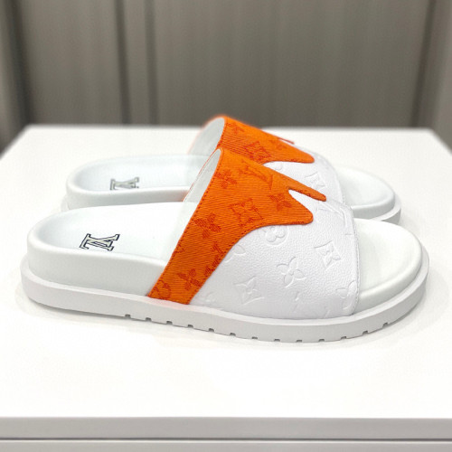 Louis Vuitton Mens Shoes Slippers Sandals Luxury Brand Honolulu LV Trainer Mule with Original Box 1AARUJ Whatsapp【+1-3239614486】