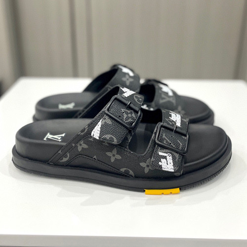 Louis Vuitton Mens Shoes Slippers Sandals Luxury Brand Honolulu LV Trainer Mule with Original Box 1AARUJ Whatsapp【+1-3239614486】