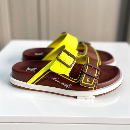 Louis Vuitton Mens Shoes Slippers Sandals Luxury Brand Honolulu LV Trainer Mule with Original Box 1AARUJ Whatsapp【+1-3239614486】