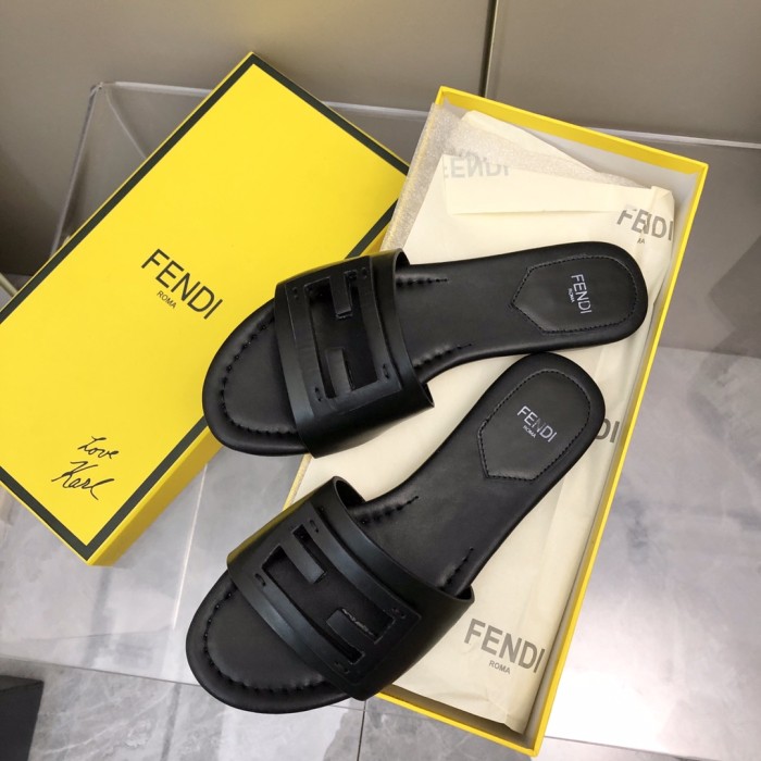 Fendi Womens Shoes Fashion Luxury Brand Fendi First Slippers with Original Box Whatsapp 【+1-3239614486】