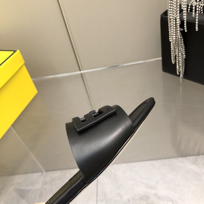 Fendi Womens Shoes Fashion Luxury Brand Fendi First Slippers with Original Box Whatsapp 【+1-3239614486】