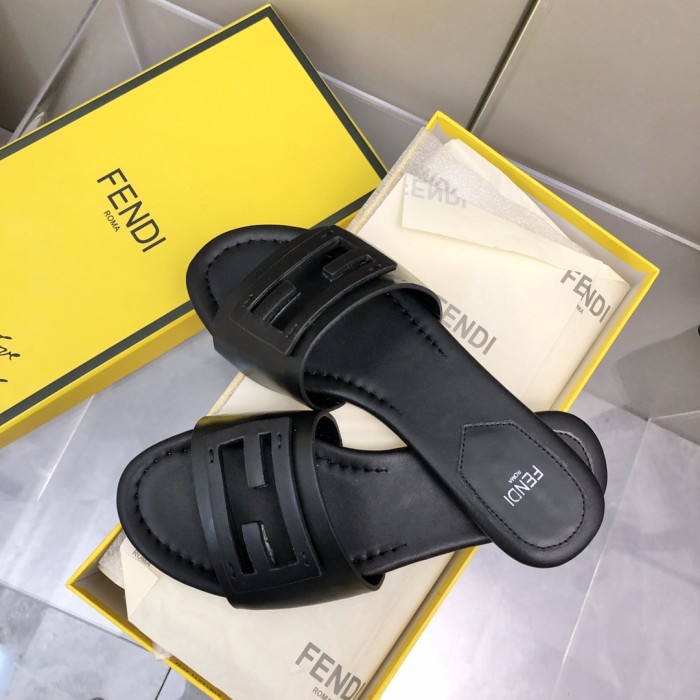 Fendi Womens Shoes Fashion Luxury Brand Fendi First Slippers with Original Box Whatsapp 【+1-3239614486】