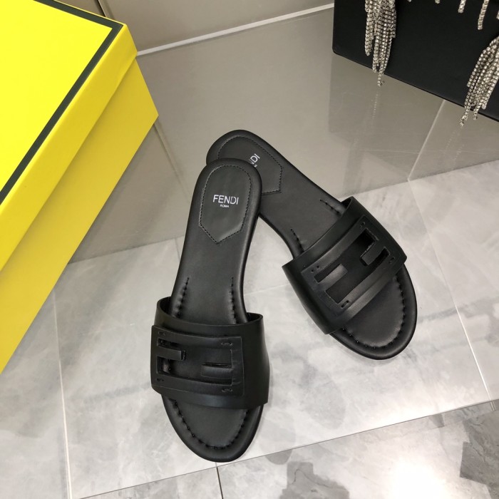 Fendi Womens Shoes Fashion Luxury Brand Fendi First Slippers with Original Box Whatsapp 【+1-3239614486】