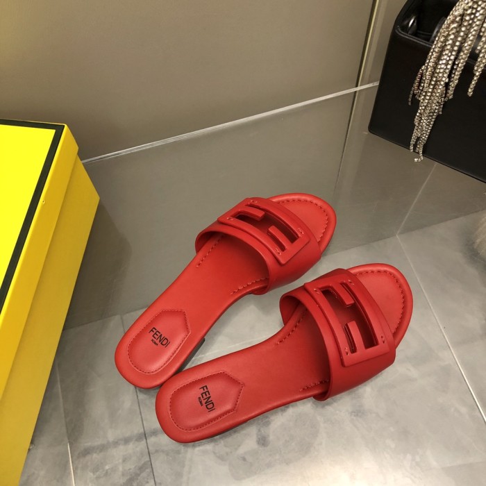 Fendi Womens Shoes Fashion Luxury Brand Fendi First Slippers with Original Box Whatsapp 【+1-3239614486】