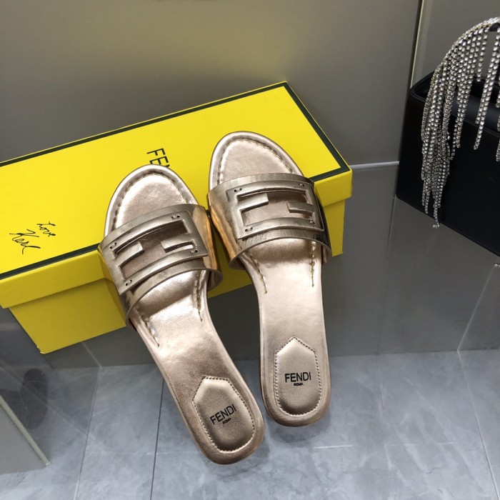 Fendi Womens Shoes Fashion Luxury Brand Fendi First Slippers with Original Box Whatsapp 【+1-3239614486】