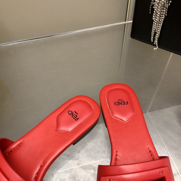 Fendi Womens Shoes Fashion Luxury Brand Fendi First Slippers with Original Box Whatsapp 【+1-3239614486】