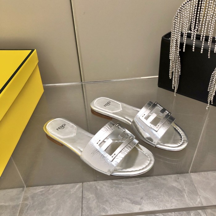 Fendi Womens Shoes Fashion Luxury Brand Fendi First Slippers with Original Box Whatsapp 【+1-3239614486】