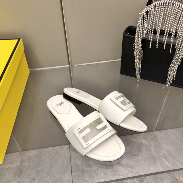 Fendi Womens Shoes Fashion Luxury Brand Fendi First Slippers with Original Box Whatsapp 【+1-3239614486】