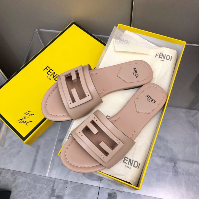 Fendi Womens Shoes Fashion Luxury Brand Fendi First Slippers with Original Box Whatsapp 【+1-3239614486】