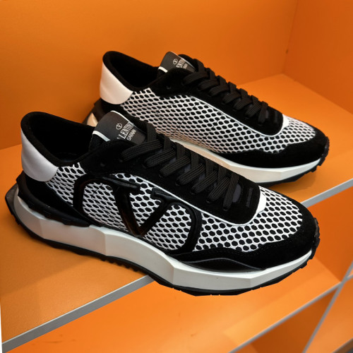 Valentino Garavani Mid-Top Calfskin VL7N Sneaker With Bands Mens Shoes Sneakers Luxury Brand with Original Box Whatsapp 【+1-3239614486】