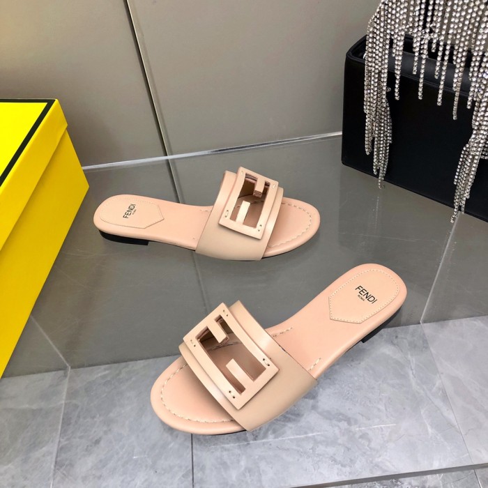 Fendi Womens Shoes Fashion Luxury Brand Fendi First Slippers with Original Box Whatsapp 【+1-3239614486】