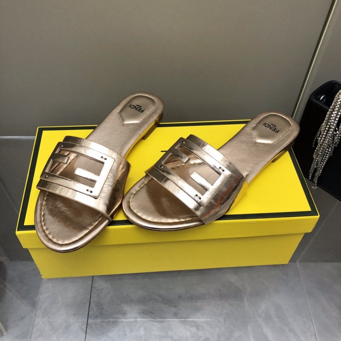 Fendi Womens Shoes Fashion Luxury Brand Fendi First Slippers with Original Box Whatsapp 【+1-3239614486】