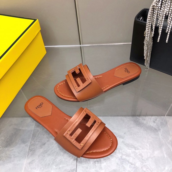 Fendi Womens Shoes Fashion Luxury Brand Fendi First Slippers with Original Box Whatsapp 【+1-3239614486】