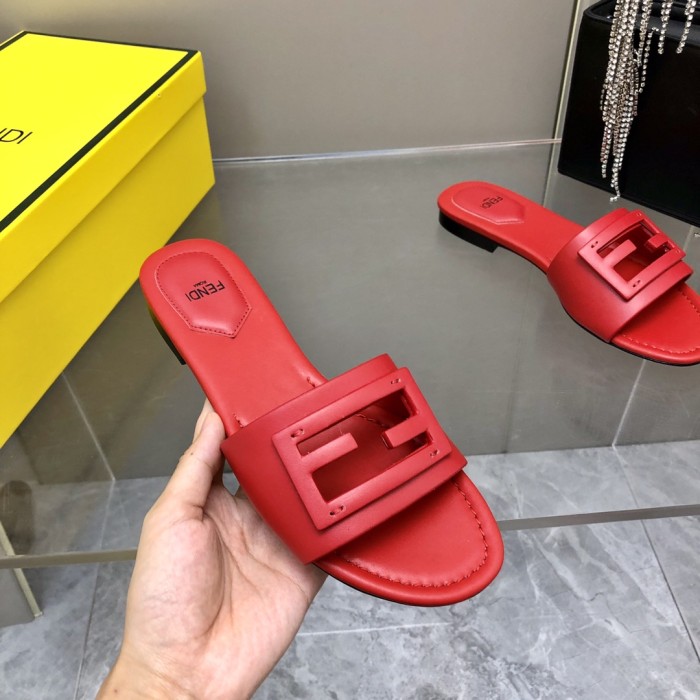 Fendi Womens Shoes Fashion Luxury Brand Fendi First Slippers with Original Box Whatsapp 【+1-3239614486】