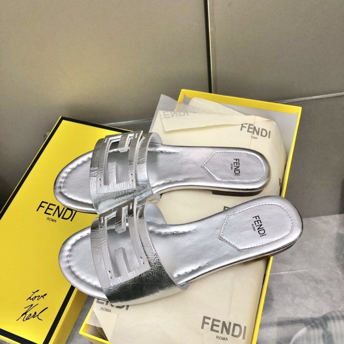 Fendi Womens Shoes Fashion Luxury Brand Fendi First Slippers with Original Box Whatsapp 【+1-3239614486】