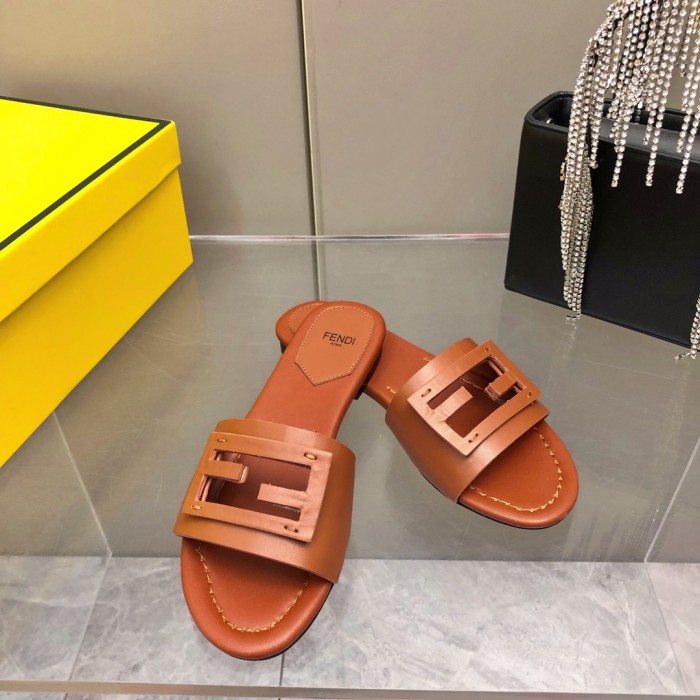 Fendi Womens Shoes Fashion Luxury Brand Fendi First Slippers with Original Box Whatsapp 【+1-3239614486】