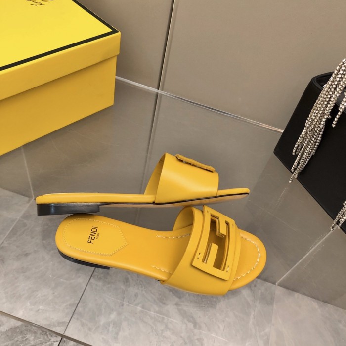 Fendi Womens Shoes Fashion Luxury Brand Fendi First Slippers with Original Box Whatsapp 【+1-3239614486】