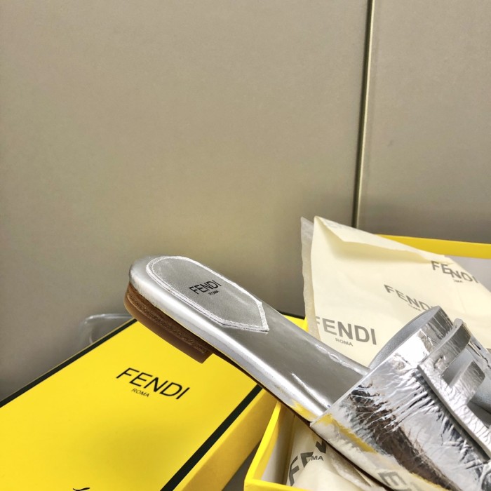 Fendi Womens Shoes Fashion Luxury Brand Fendi First Slippers with Original Box Whatsapp 【+1-3239614486】
