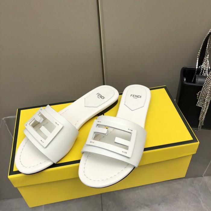 Fendi Womens Shoes Fashion Luxury Brand Fendi First Slippers with Original Box Whatsapp 【+1-3239614486】