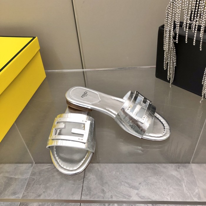 Fendi Womens Shoes Fashion Luxury Brand Fendi First Slippers with Original Box Whatsapp 【+1-3239614486】