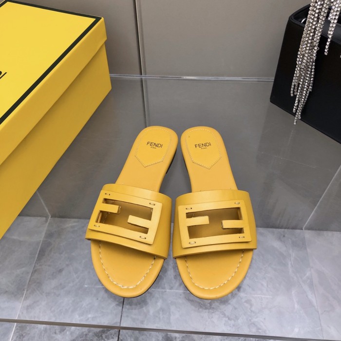 Fendi Womens Shoes Fashion Luxury Brand Fendi First Slippers with Original Box Whatsapp 【+1-3239614486】