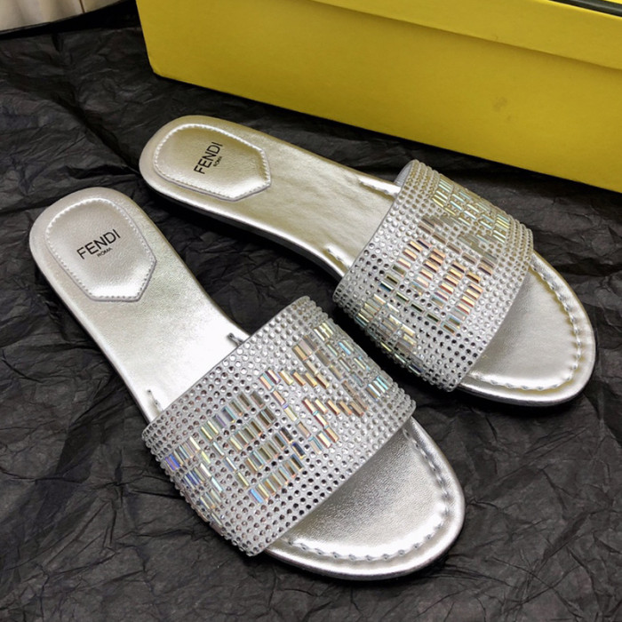 Fendi Womens Shoes Fashion Luxury Brand Fendi First Slippers with Original Box Whatsapp 【+1-3239614486】
