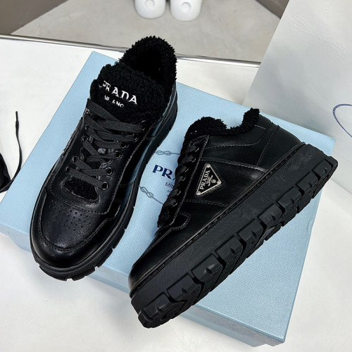 Prada Womens Shoes Sneakers Velvet Design Casual Luxury Brand Breathable Prada sneakers with Original Box Whatsapp【+1-3239614486】