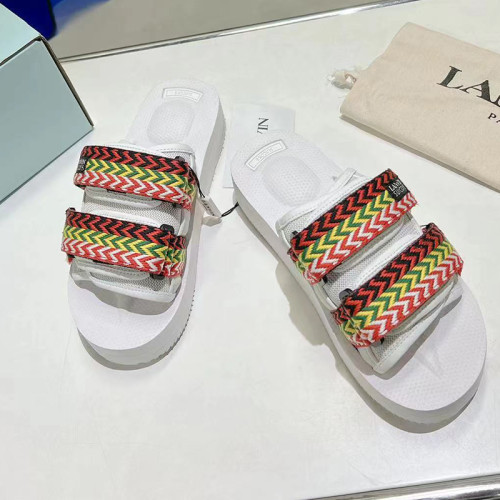 Lanvin Womens Mens Shoes Slippers Fashion Type Luxury Brand SUICOKE X LANVIN CURB with Original Box Whatsapp【+1-3239614486】