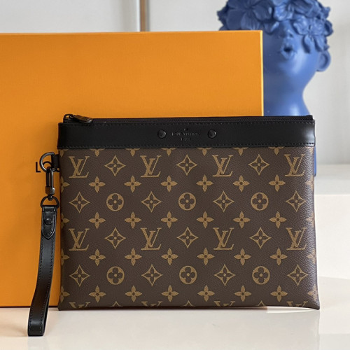 Louis Vuitton Mens Womens Unisex Bags Clutch Luxury Brand Fashion Type Pochette To-Go M81569 with Original Box Whatsapp【+1-3239614486】