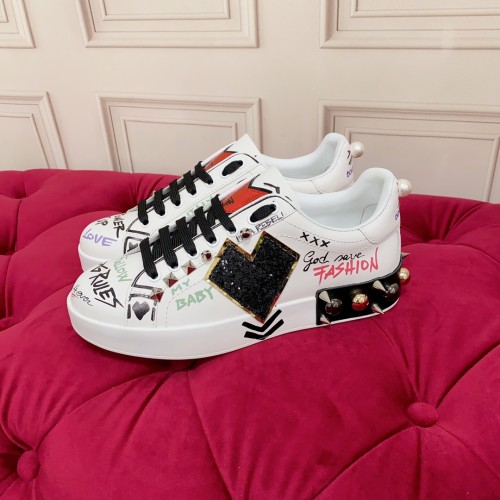 Dolce&Gabbana Men Shoes Sneakers Luxury Brand Casual Shoes for Men with Original Box Whatsapp【+1-3239614486】