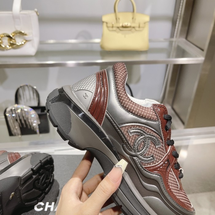 Chanel Women Shoes Sneakers Luxury Brand Sports Shoes Breathable Design with Original Box Whatsapp 【+1-3239614486】