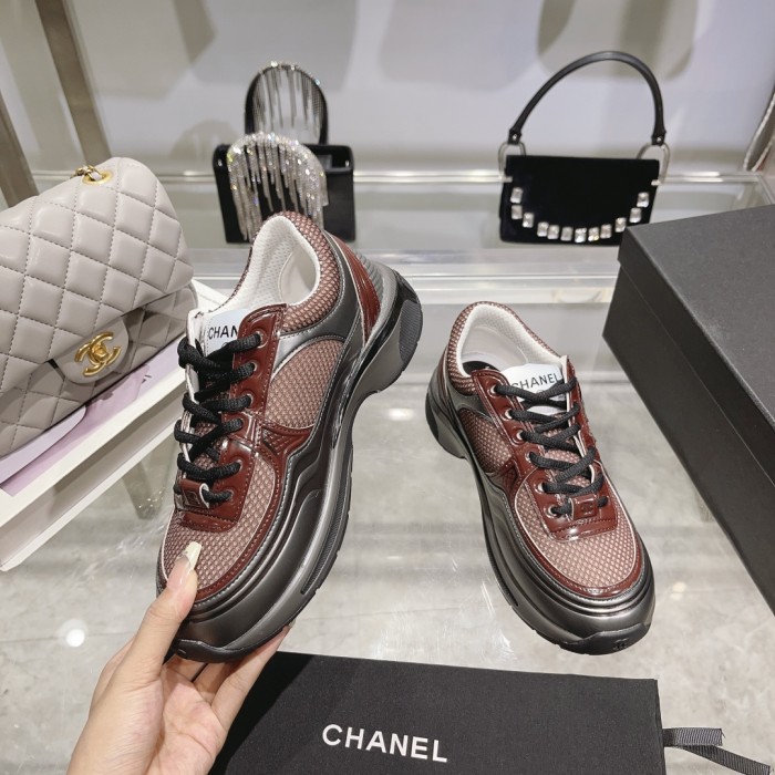 Chanel Women Shoes Sneakers Luxury Brand Sports Shoes Breathable Design with Original Box Whatsapp 【+1-3239614486】