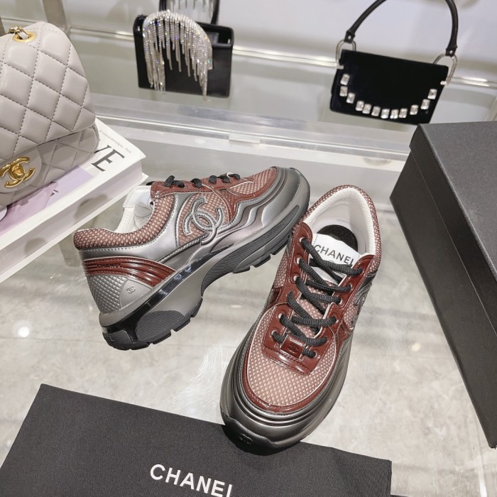 Chanel Women Shoes Sneakers Luxury Brand Sports Shoes Breathable Design with Original Box Whatsapp 【+1-3239614486】