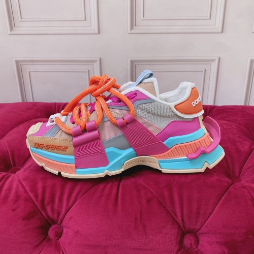 Dolce&Gabbana Womens Shoes Sneakers Luxury Brand Mixed-material Airmaster sneakers CK1984AY03389814 Whatsapp 【+1-3239614486】