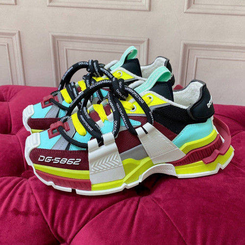 Dolce&Gabbana Womens Shoes Sneakers Luxury Brand Mixed-material Airmaster sneakers CK1984AY03389814 Whatsapp 【+1-3239614486】