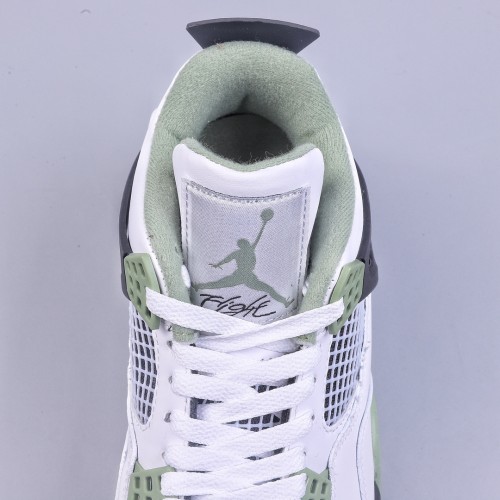Air Jordan 4 Retro Seafoam AJ4 Men Womens Shoes Sneakers with Original Box AQ9129-103 Whatsapp【+1-3239614486】